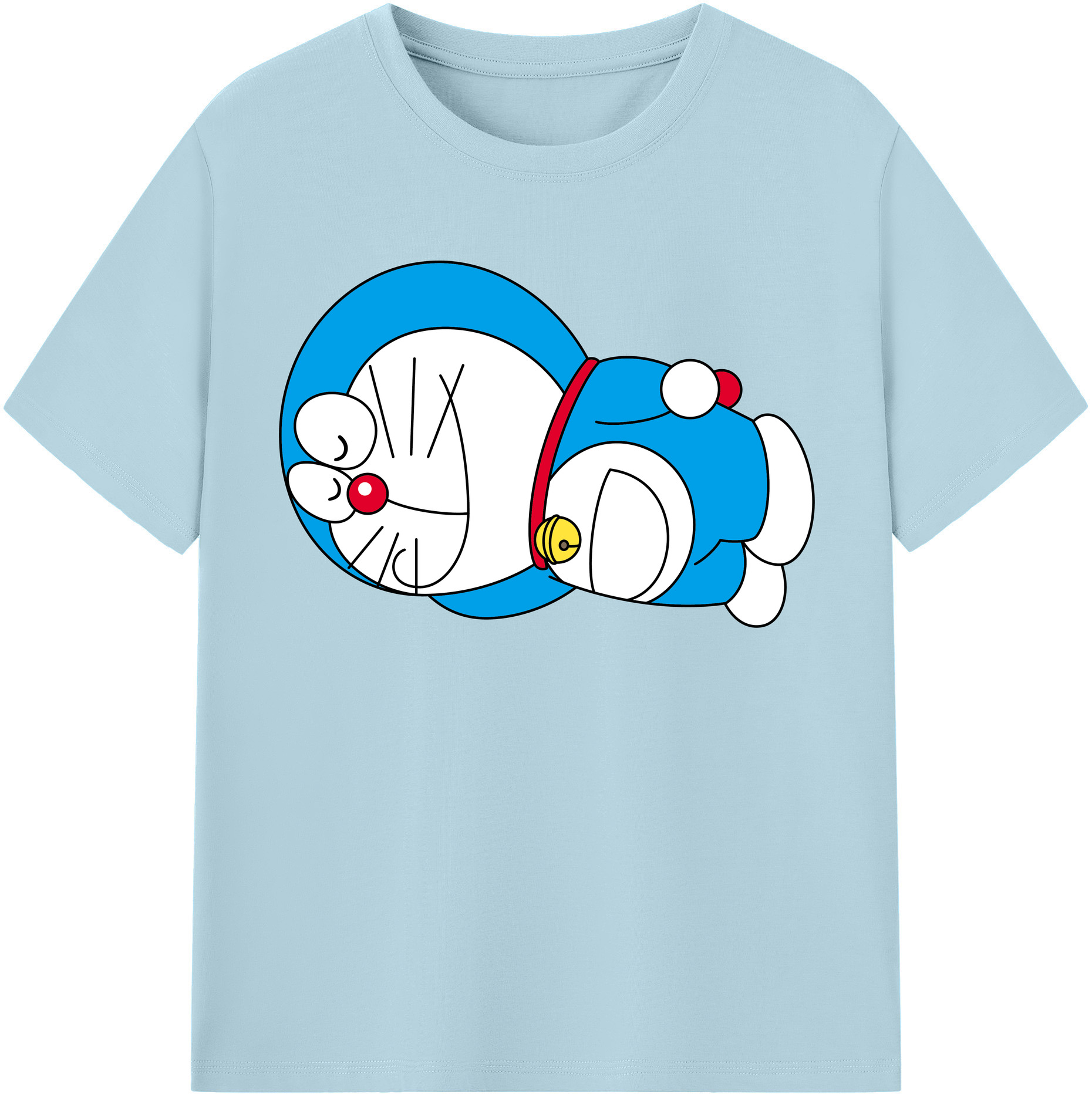 （画像用） ドラえもん Doraemon 綿100％半袖Tシャツ（フロントプリント）